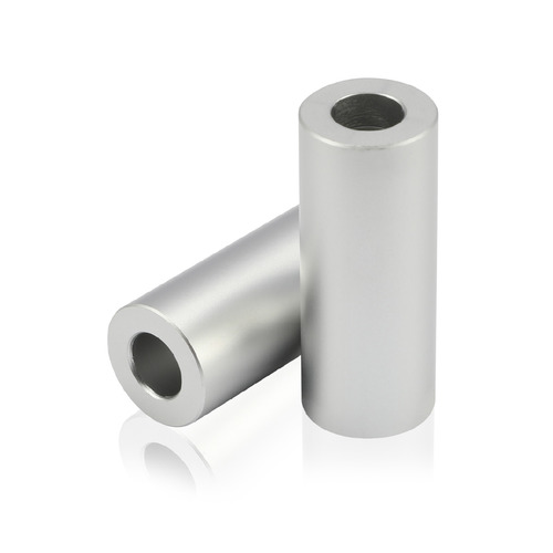 OD: 1/2'' x ID: 1/4'' x L: 1-1/4'' Aluminum Clear Anodized Spacers (Sold Per Unit)