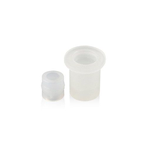 Clear Extra Big Quick Snap 3/4’' X 3/4'' Screw Mounted Head (sold per Set 1 Body and 1 Head)