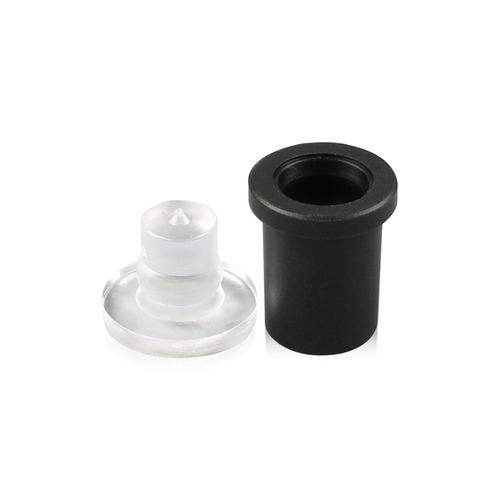 Black Jumbo Quick Snap 3/4’' X 1'' Adhesive Mounted Head (sold per Set 1 Body and 1 Head)