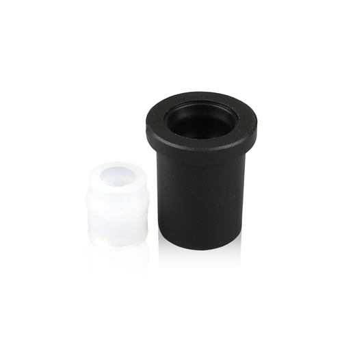 Black Jumbo Quick Snap 3/4’' X 1'' Screw Mounted Head (sold per Set 1 Body and 1 Head)