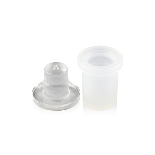 Clear Jumbo Quick Snap 3/4’' X 1'' Adhesive Mounted Head (sold per Set 1 Body and 1 Head)