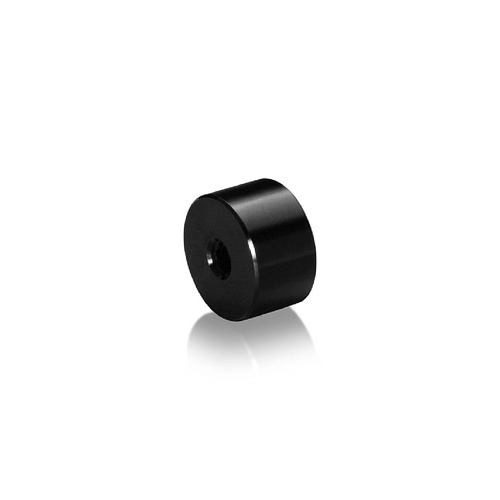 1/4-20 Threaded Barrels Diameter: 7/8'', Length: 1/2'', Black Anodized [Required Material Hole Size: 17/64'' ]