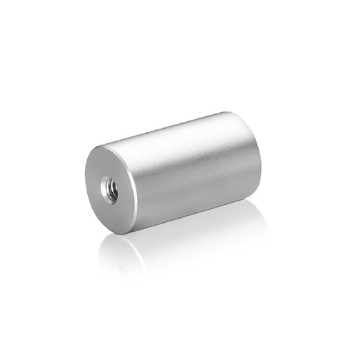 1/4-20 Threaded Barrels Diameter: 7/8'', Length: 1 1/2'', Clear Anodized [Required Material Hole Size: 17/64'' ]