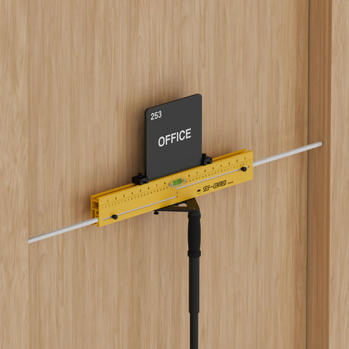 Self Centered Sign Setter Tool for Easy Sign Installation