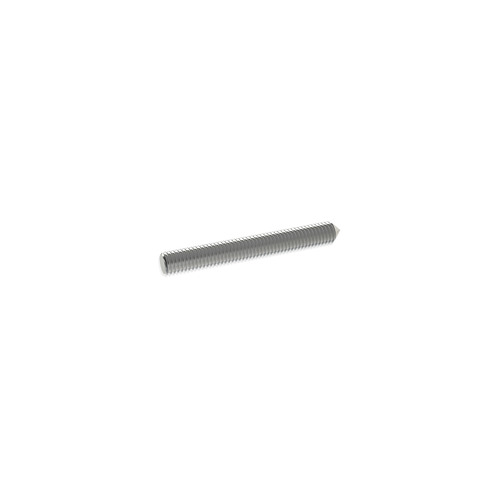 1/8'' Diameter X 2'' Long, Stainless Steel 6-32 Threaded Stud (1 End Flat - 1 End Conical)