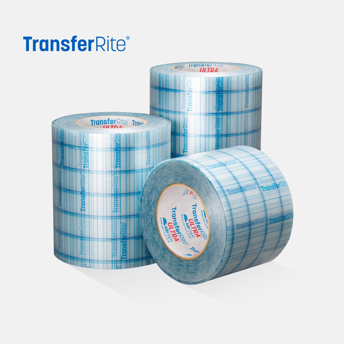 TransferRite 1310G Ultra Clear 12'' x 100 Yards Roll Medium Tack Transfer Tape