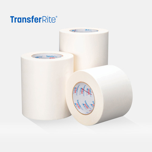 TransferRite 1510 Ultra Clear 12'' x 100 Yards Roll Medium Tack Transfer Tape