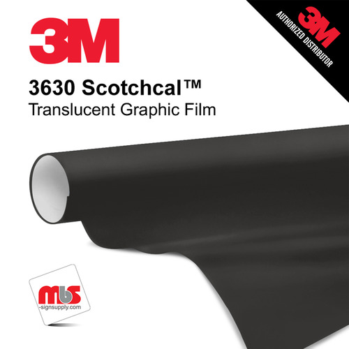 24'' x 10 Yards 3M™ 3630 Scotchcal™ Matte Duranodic 7 year Unpunched 2 Mil Cast Graphic Vinyl Film (Color Code 069)