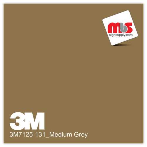 15'' x 10 Yards 3M™ 7125 Scotchcal™ ElectroCut™ Gloss Satin Gold 7 year Unpunched 2 Mil Cast Graphic Vinyl Film (Color Code 131)