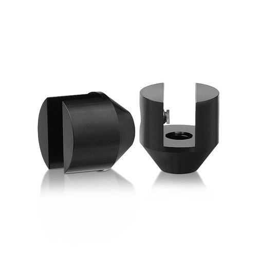 Aluminum Titanium Anodized Finish 1'' X 7/8'' Projecting Gripper, Holds Up To 3/8'' Material
