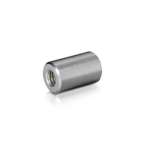 10-24 Threaded Barrels Diameter: 5/8'', Length: 1'',  Brushed Satin Finish Grade 304 [Required Material Hole Size: 7/32'']