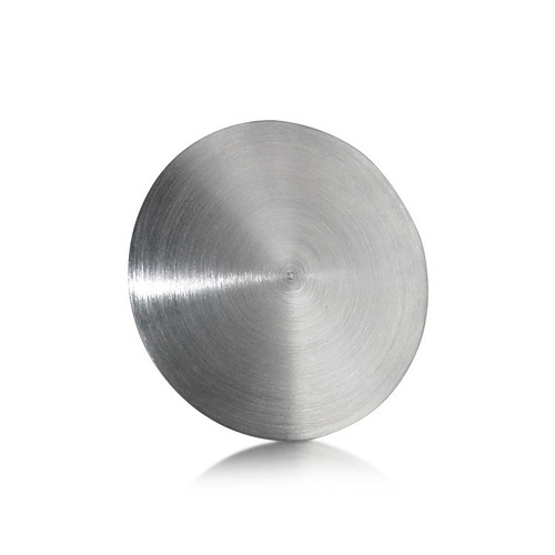 5/16-18 Threaded Rounded Caps Diameter: 1 1/4'', Height: 1/8'', Brushed Satin Stainless Steel Grade 304 [Required Material Hole Size: 3/8'']