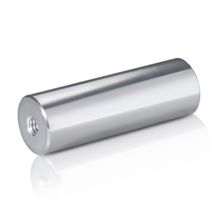 5/16-18 Threaded Barrels Diameter: 1'', Length: 6'', Brushed Satin Finish Grade 304 [Required Material Hole Size: 3/8'' ]