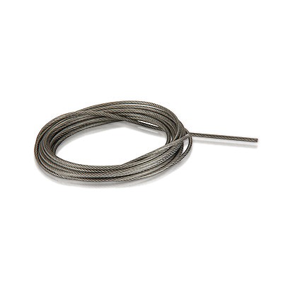 Stainless Steel Cable 1/16'' (7x7) x 16' 4'' Maximum weight supported: 55 lbs (25 kg)