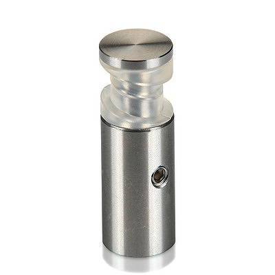 Stainless Steel Standoffs for Curved Glass, Diameter: 1/2'', Standoff: 1'' [Required Material Hole Size: 3/8'']