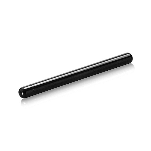 1/4'' Diameter x 2'' Length Conical Desktop Table Standoffs (Aluminum black Anodized) [Required Material Hole Size: 7/32'']