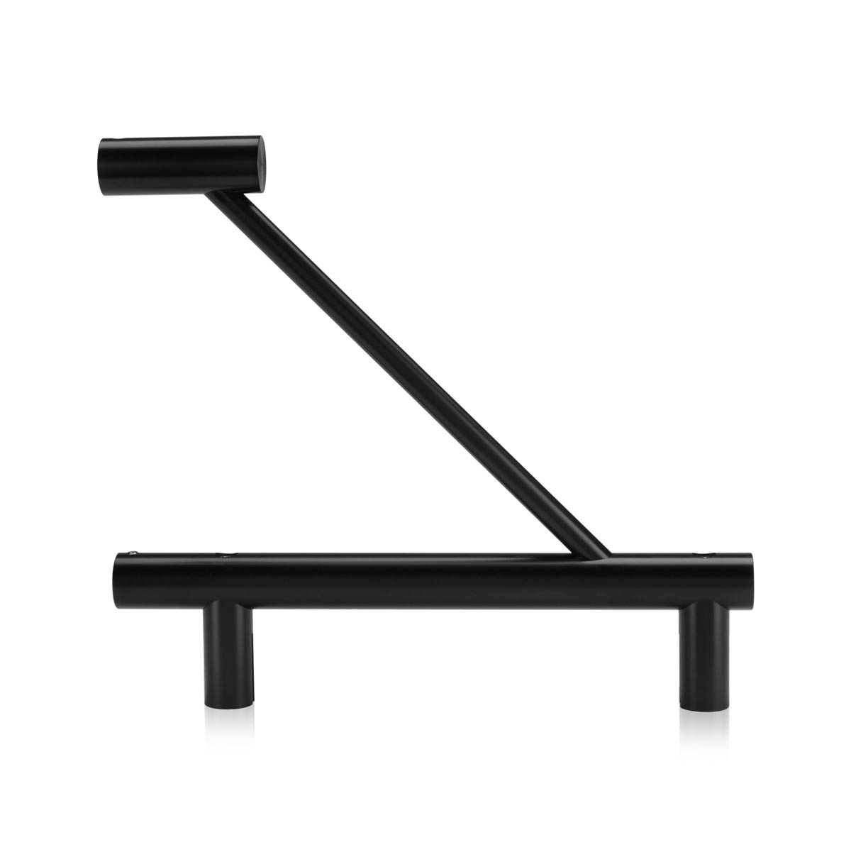 Aluminum Flag Sign Bracket Only, Matte Black Anodized Finish. 1/4'' Thickness Material Accepted, 7-7/8 Length, 3/4'' Diameter. (Sold Without Panel, Bracket Only)