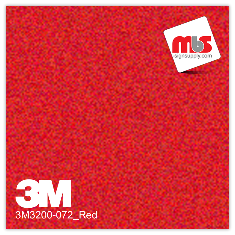 30'' x 50 Yards 3M™ 3200 Engineer Grade Sheeting Gloss Red 7 year Unpunched 7 Mil Graphic Vinyl Film (Color Code 072)