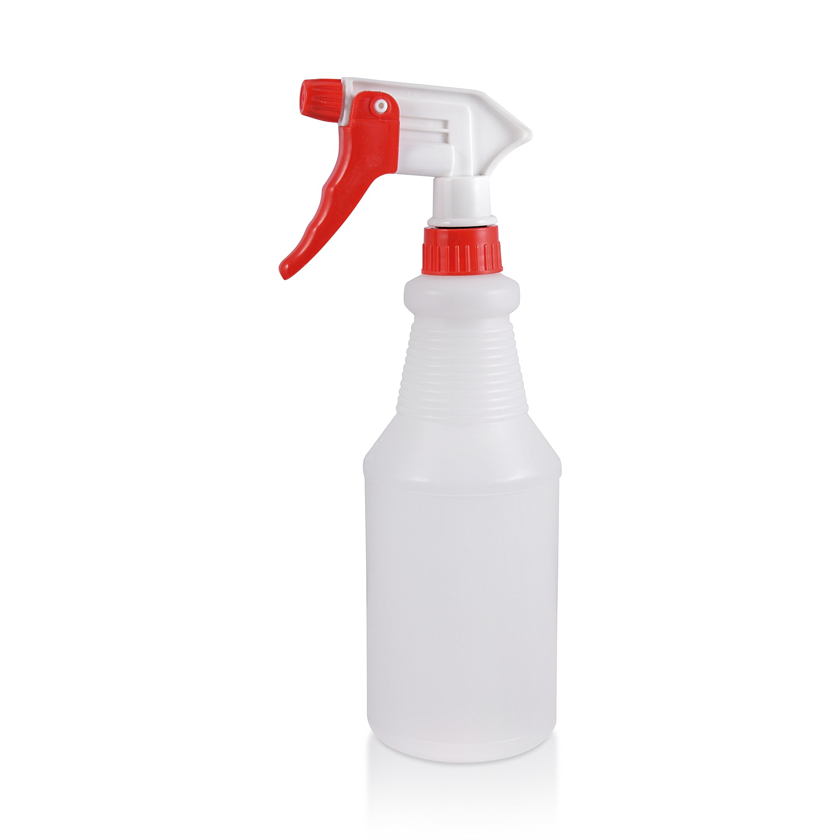 24 oz Clear Commercial-Grade Spray Bottle with Ajustable Spray Settings