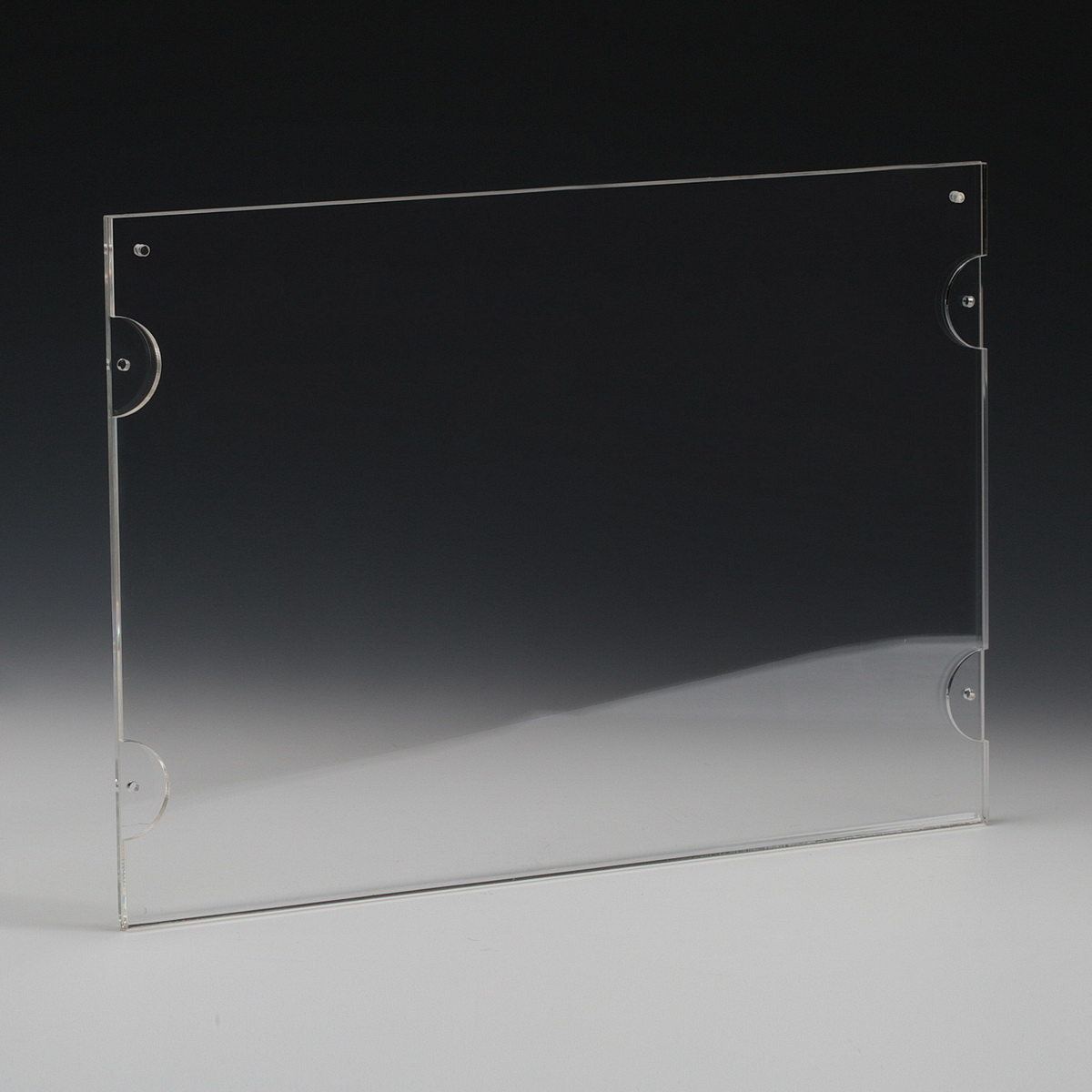 Clear Acrylic Wall Frame with magnets, accommodates 11 x 8.5'' media  (sold Without Hardware)