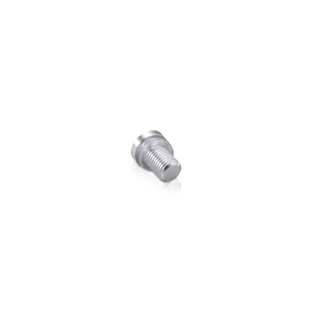 AL12-12A Head replacement for Mbs-Standoffs 1/2'' Diameter x 1/2'' Barrel Length, Aluminum Clear Anodized Finish Standoffs (Includes 2 Silicone Washers).
