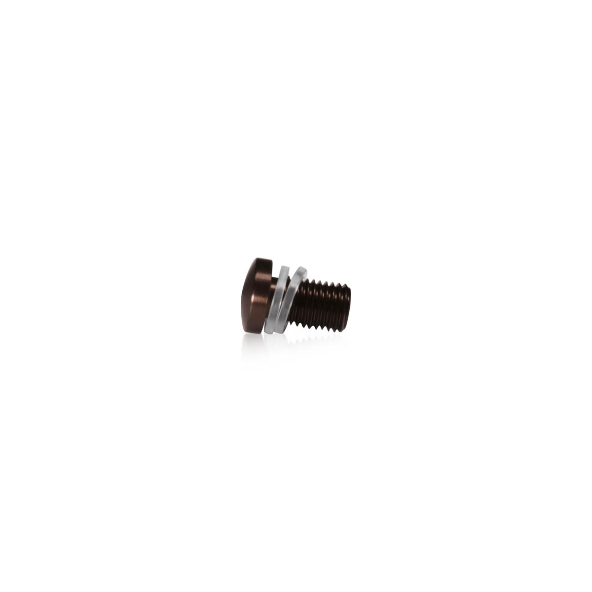 AL12-12AB Head replacement for Mbs-Standoffs 1/2'' Diameter x 1/2'' Barrel Length, Aluminum Bronze Anodized Finish Standoffs (Includes 2 Silicone Washers).