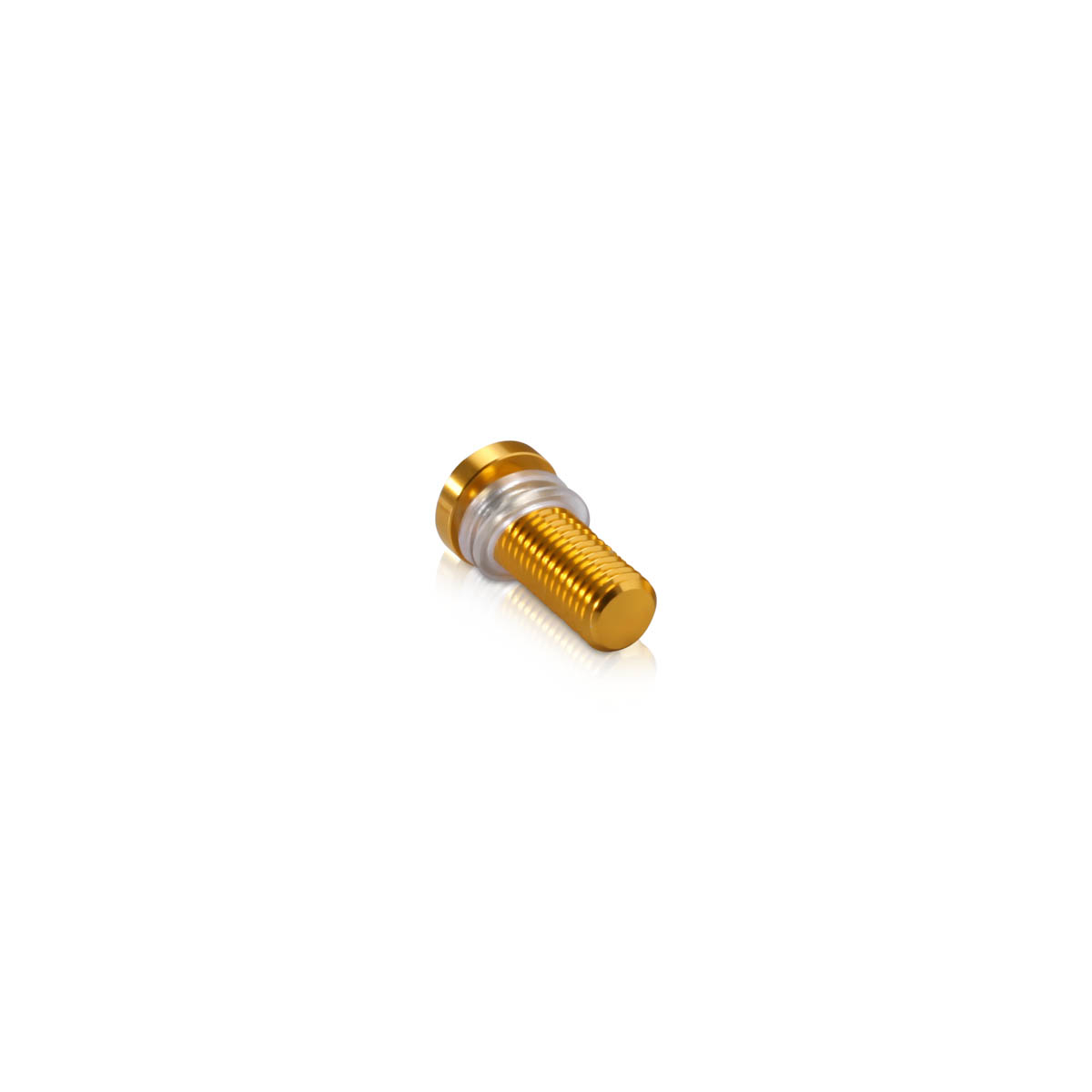 AL12-25G, AL12-30G, AL12-50G, AL12-70GHead replacement for Mbs-Standoffs 1/2'' Diameter, Aluminum Gold Anodized Finish Standoffs (Includes 2 Silicone Washers).