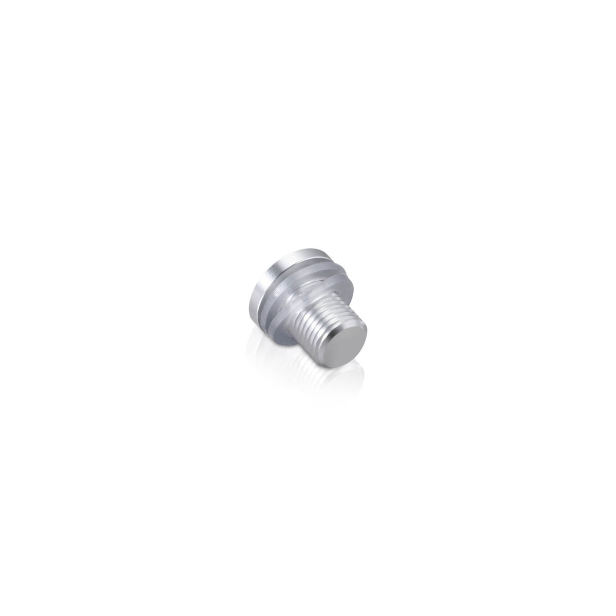 AL16-12A Head replacement for Mbs-Standoffs 5/8'' Diameter x 1/2'' Barrel Length, Aluminum Clear Anodized Finish Standoffs (Includes 2 Silicone Washers).