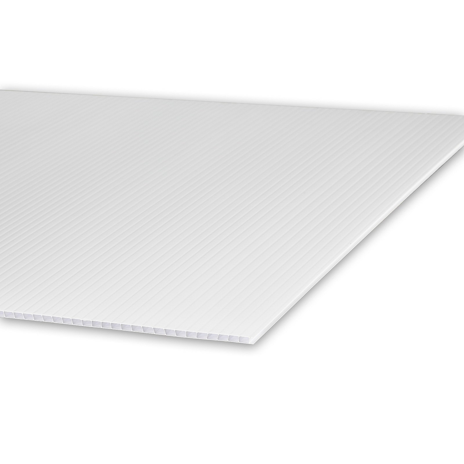12''W x 18''H x 4mm White Corrugated Plastic Board