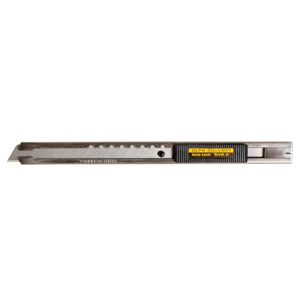 Olfa Heavy Duty Auto Lock Stainless Steel Precision Knife w/ 60 Degree x 9mm Blade
