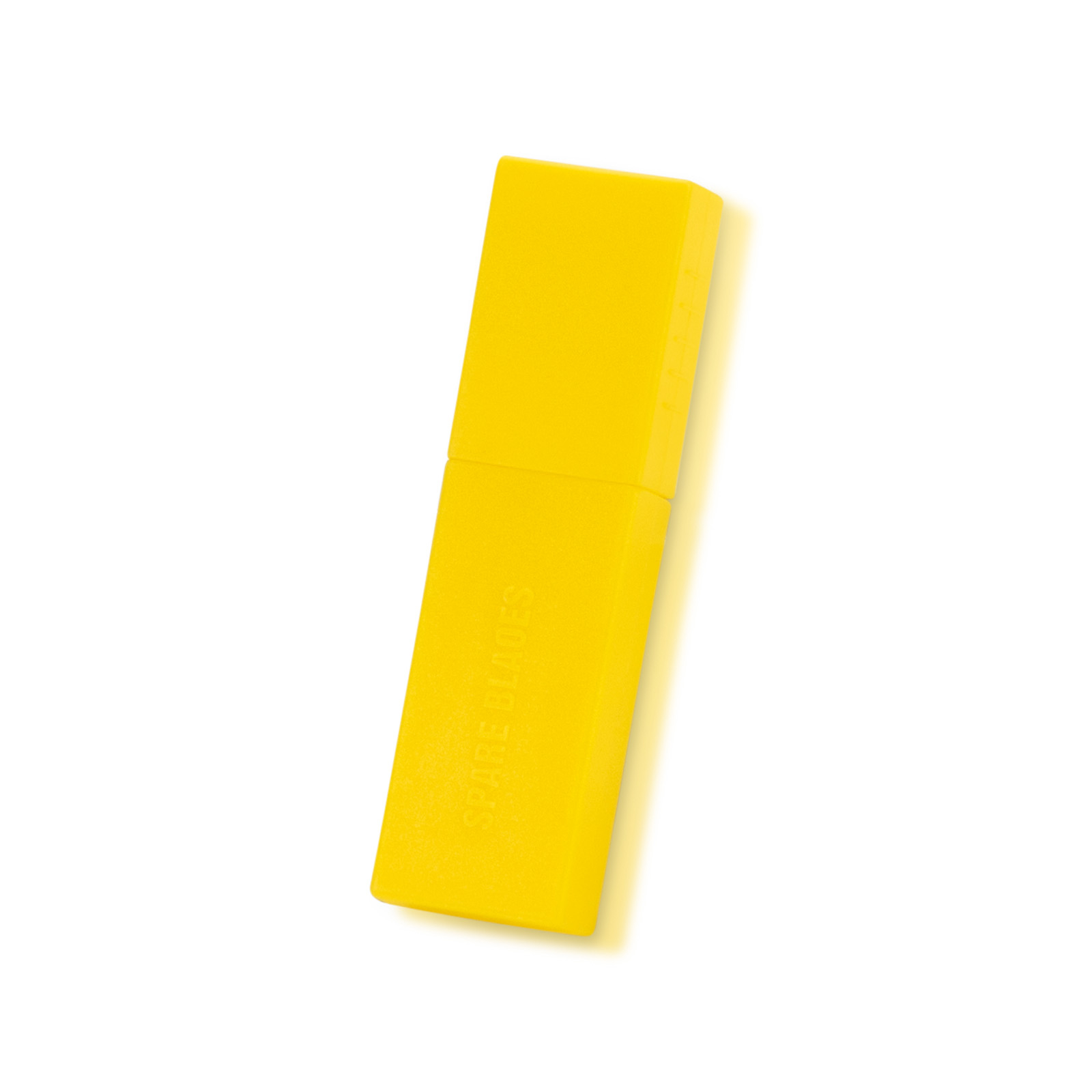 3-1/2'' x 1'' Yellow Pocket Size Blade Disposal Box