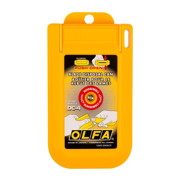 Olfa Blade Disposal Case With Easy Snap System