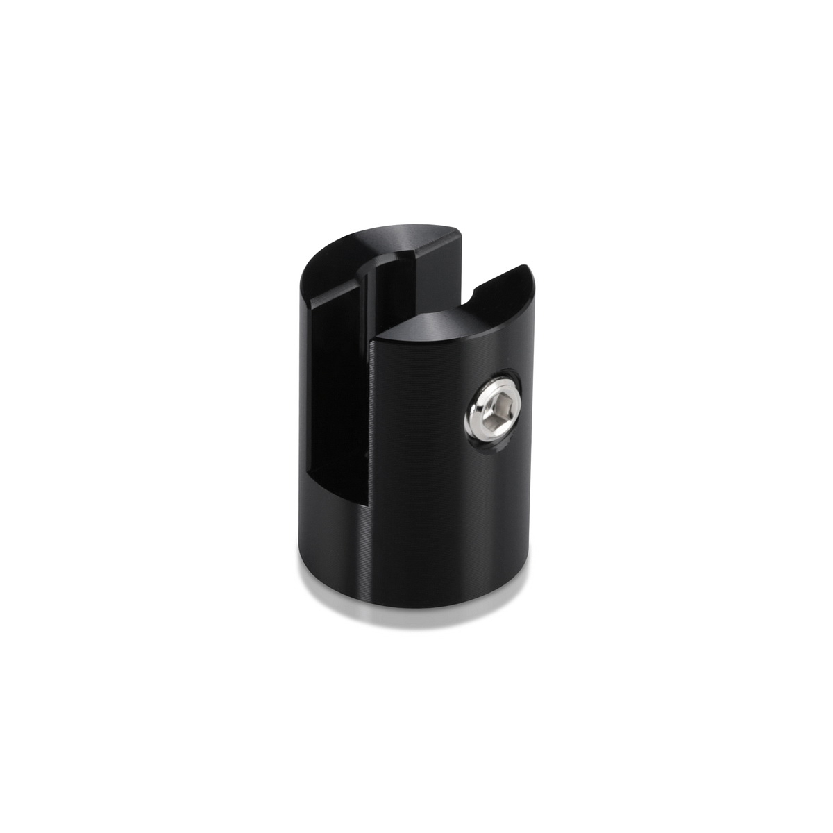 Aluminum Black Anodized Finish Projecting Gripper, Holds Up To 1/4'' Material
