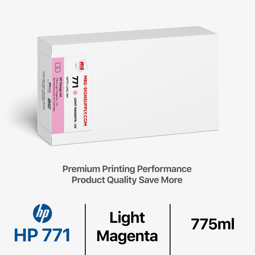 HP 771 775ml Remanufactured Light Magenta Ink Catridge for Designjet Z6200