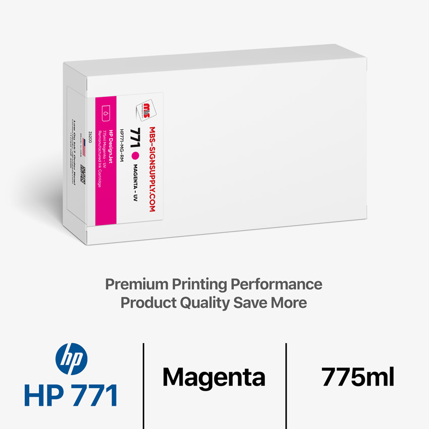HP 771 775ml Remanufactured Magenta Ink Catridge for Designjet Z6200
