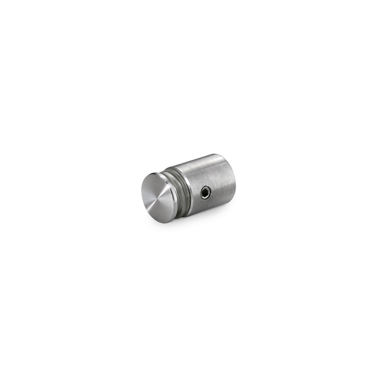 1/2'' Diameter X 1/2'' Barrel Length Stainless Steel Sandoffs Flat Head Satin Brushed Finish (for Indoor) [Required Material Hole Size: 3/8'']