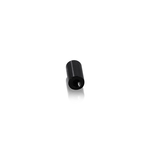 6-32 Threaded Barrels Diameter: 1/4'', Length: 3/4'', Black Anodized Aluminum [Required Material Hole Size: 11/64'' ]