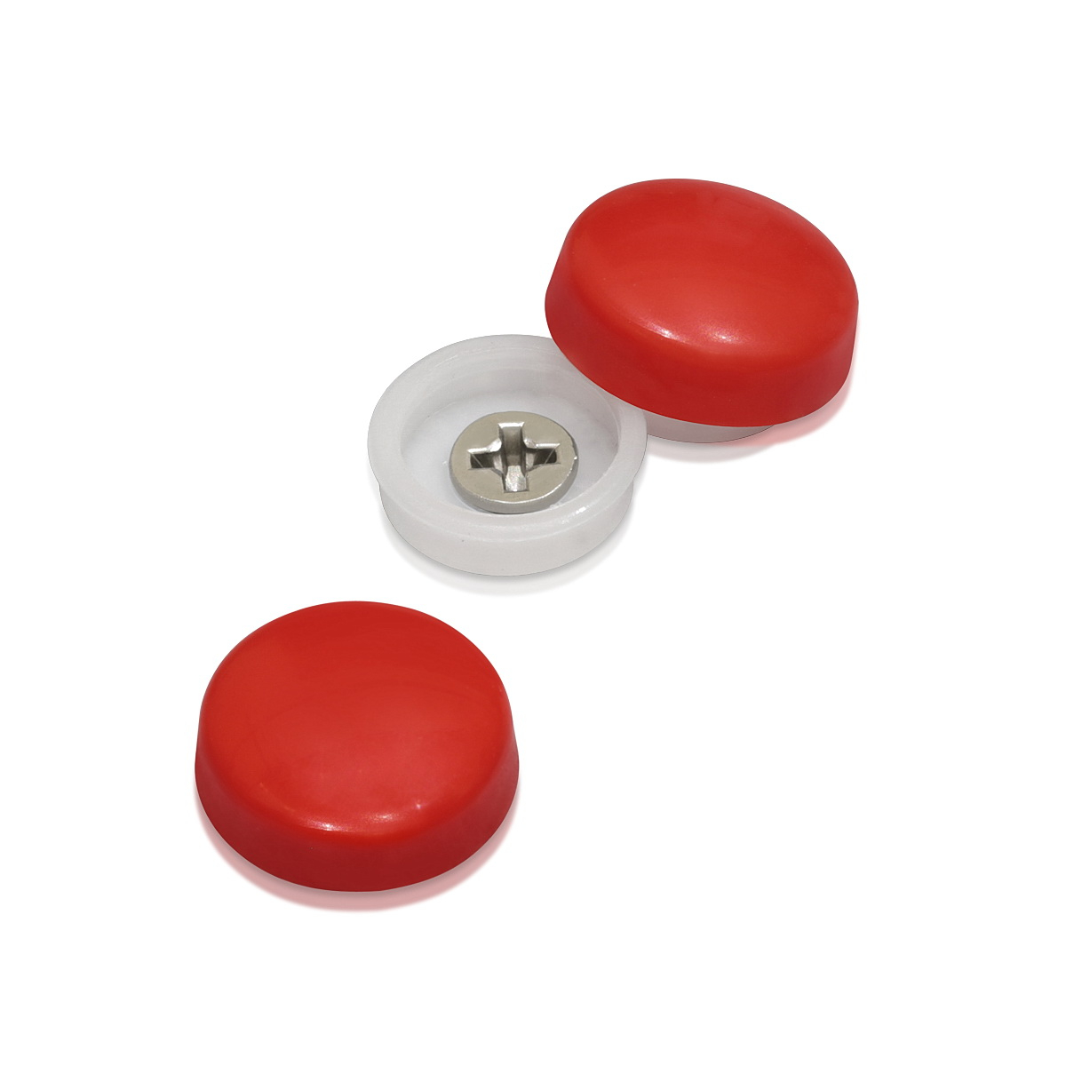Snap-Cap For Screw #10 & #12 - Blaze Gloss (Washers sold separately)
