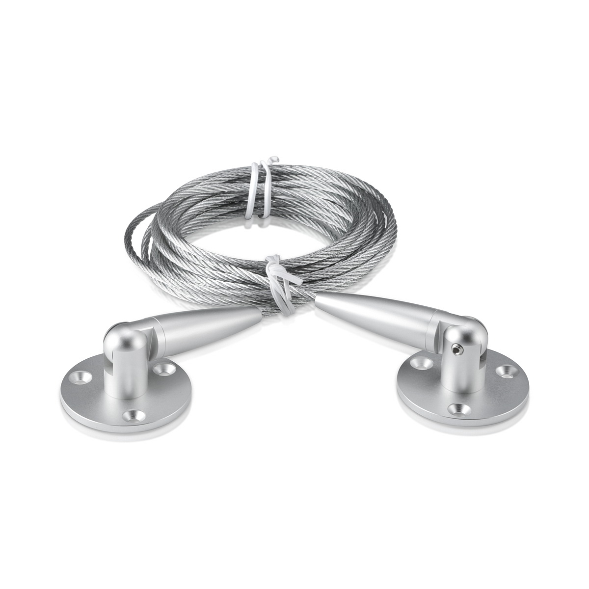 Signature Cable Systems, Aluminum Clear Anodized Kit (included 1 x Bottom, 1 x Top Adjustable Angle, 1 x Steel Cable 1/8'' Length 13' 1'')