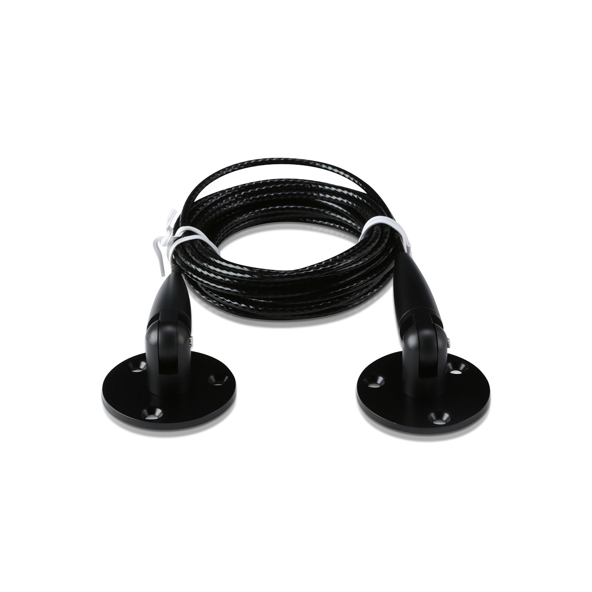 Signature Cable Systems, Aluminum Matte Black Anodized Kit (included 1 x Bottom, 1 x Top Adjustable Angle, 1 x Steel Cable 1/8'' Length 13' 1'')