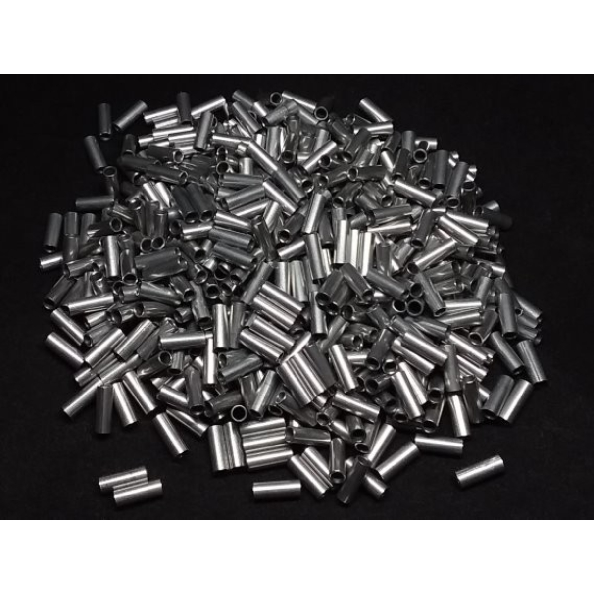 Aluminum Spacer 1/8'' OD x .0905'' ID x .350'' Long, Plain Aluminum Finish