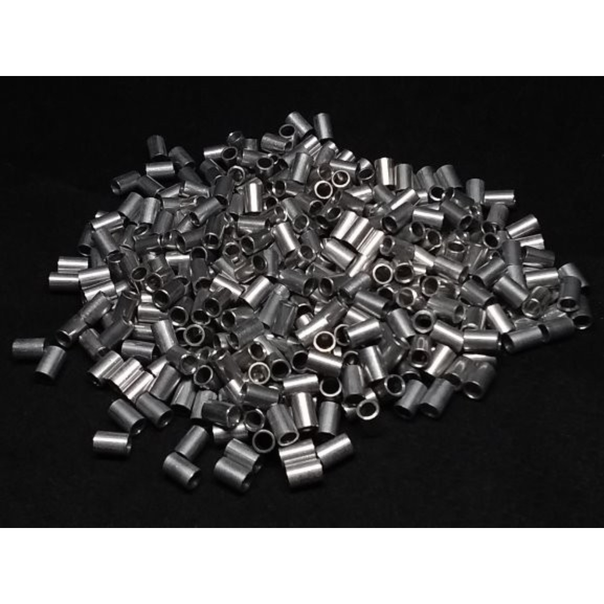 Aluminum Spacer 1/8'' OD x .0905ID x 5/32'' Long, Plain Aluminum Finish
