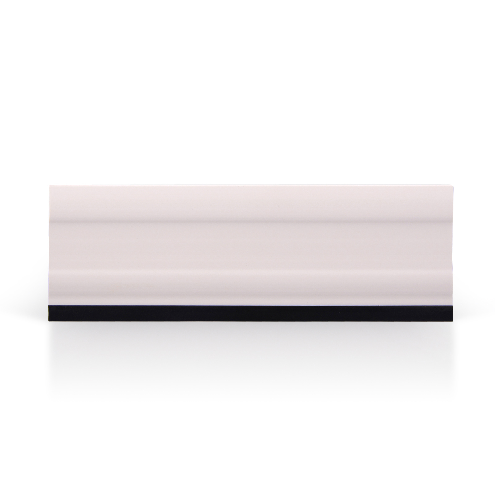 6'' x 2'' White Squeegee, with Black Soft Rubber Edge for Vinyl and Film Application