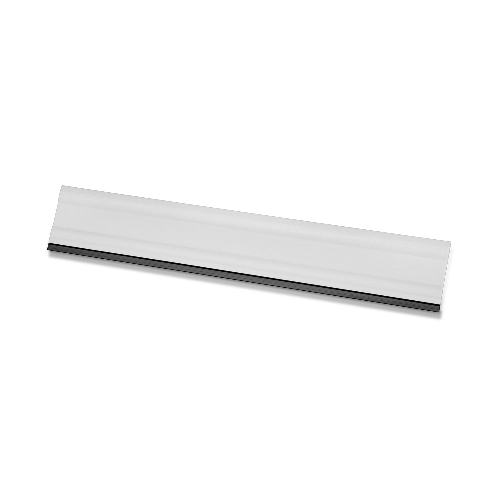 12'' x 2'' White Squeegee, with Black Soft Rubber Edge for Vinyl and Film Application