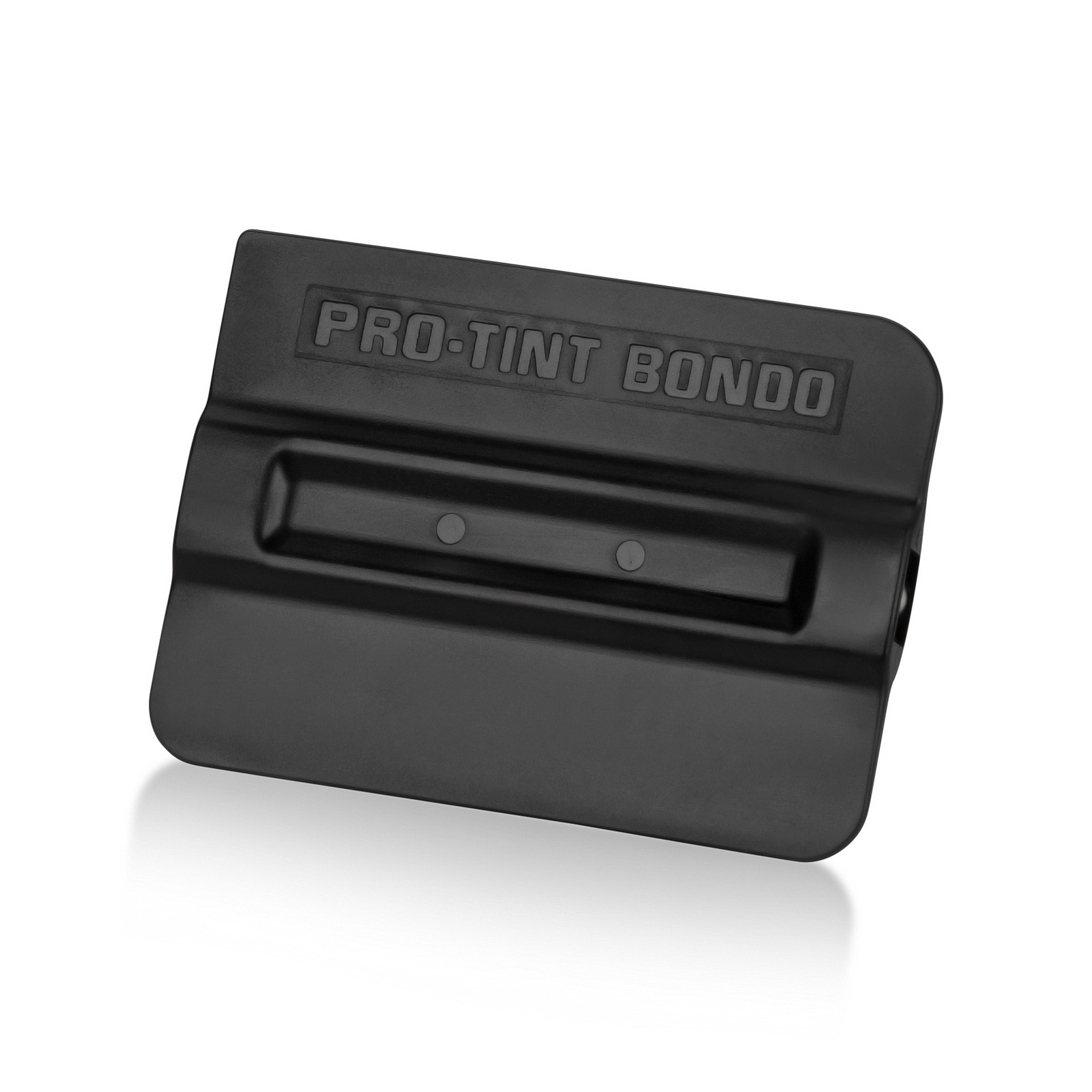 PRO-TINT BONDO 4'' x 3'' Black Magnet Squeegee, Hard Hardness for Vinyl Application