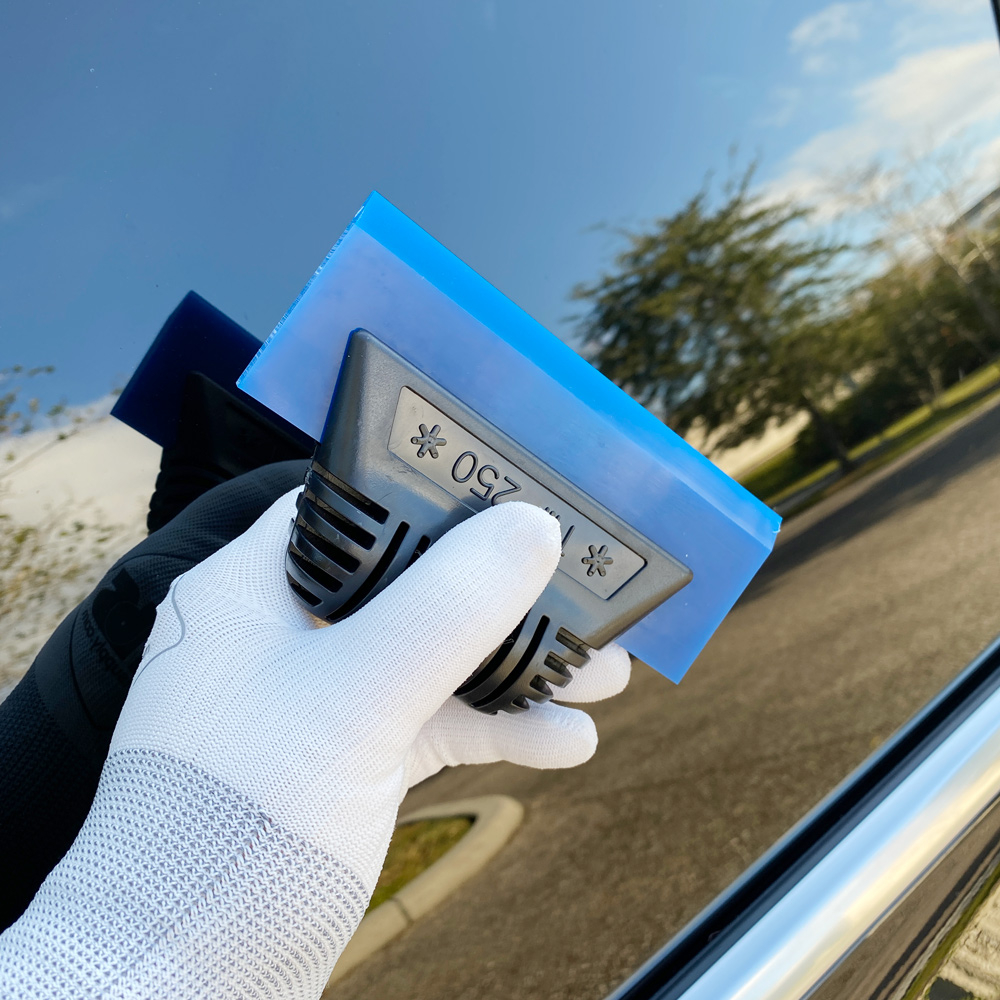 NBTOOL Window Tint Tools Long Handle Bulldozer Squeegee with Teflon Tape Window Tint Squeegee for Front & Rear Back Window Film Auto Flat Glass Tint