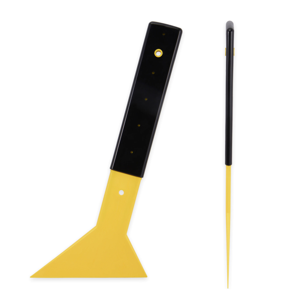 6'' x 12'' Yellow Squeegee, Hard Hardness for Vinyl and Film Application