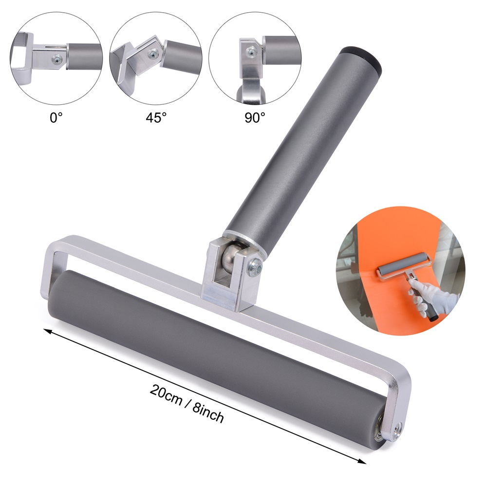 8'' Grey Application Roller with 3 Way Adjustable Handle (0,45,90 Degrees)