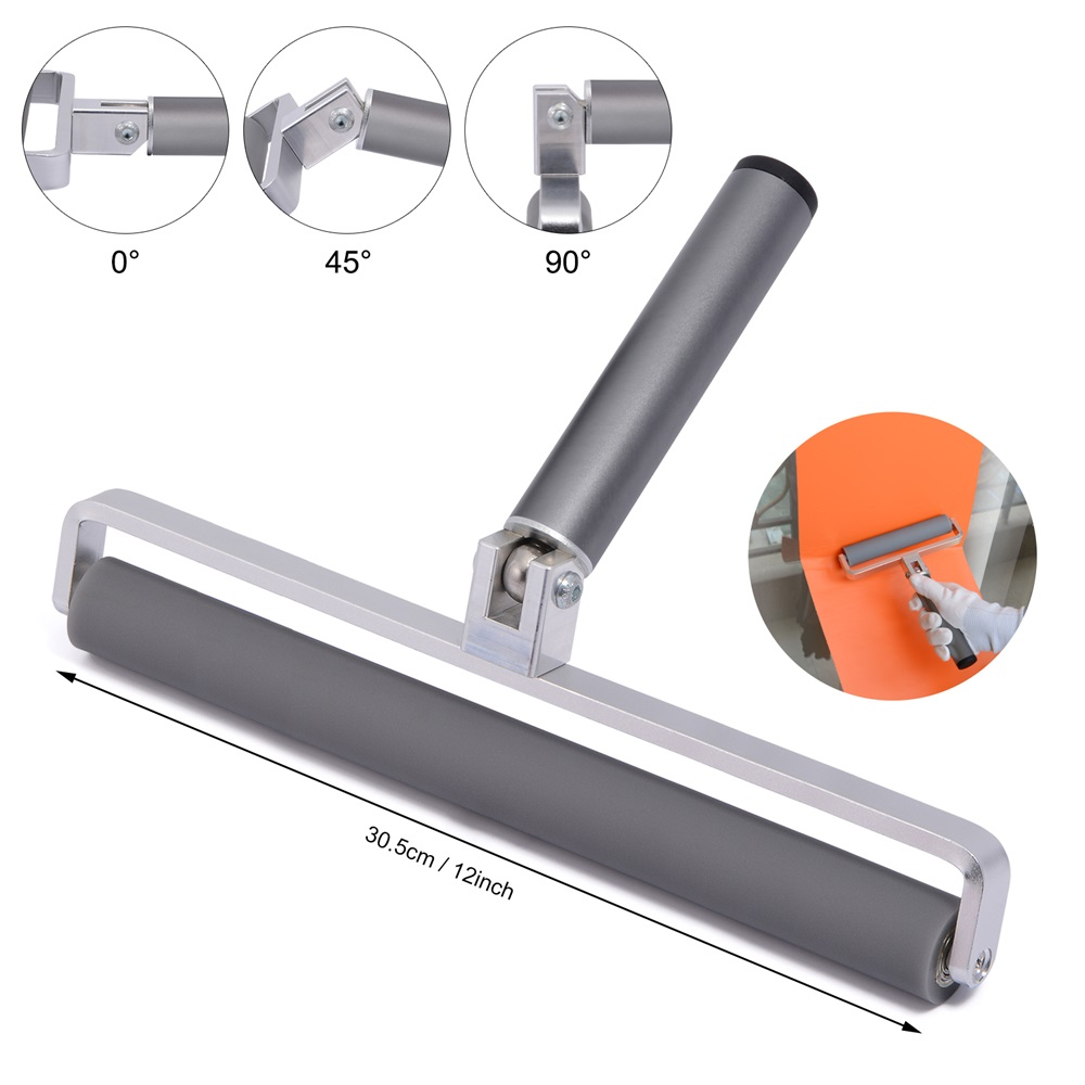 12'' Grey Application Roller with 3 Way Adjustable Handle (0,45,90 Degrees)