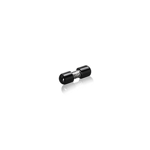 1/4'' Diameter Material Connector (Aluminum Black Anodized) [Required Material Hole Size: 7/32'']
